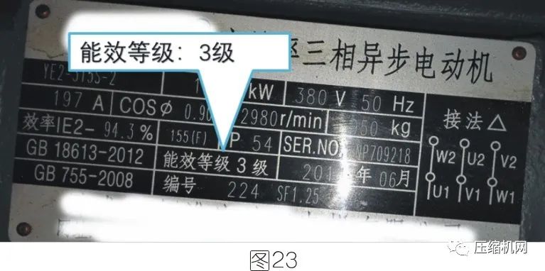 空壓機電機銘牌全面解讀，超詳細